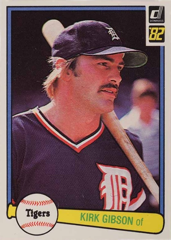1982 Donruss Kirk Gibson #407 Baseball Card