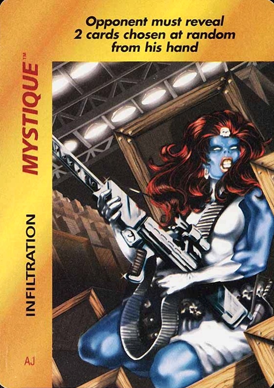 1995 Marvel Overpower Mystique # Non-Sports Card