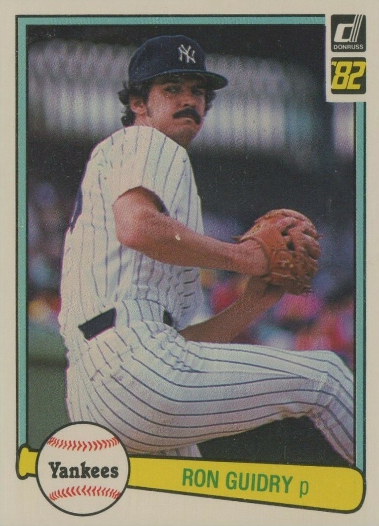 1982 Donruss Ron Guidry #548 Baseball Card