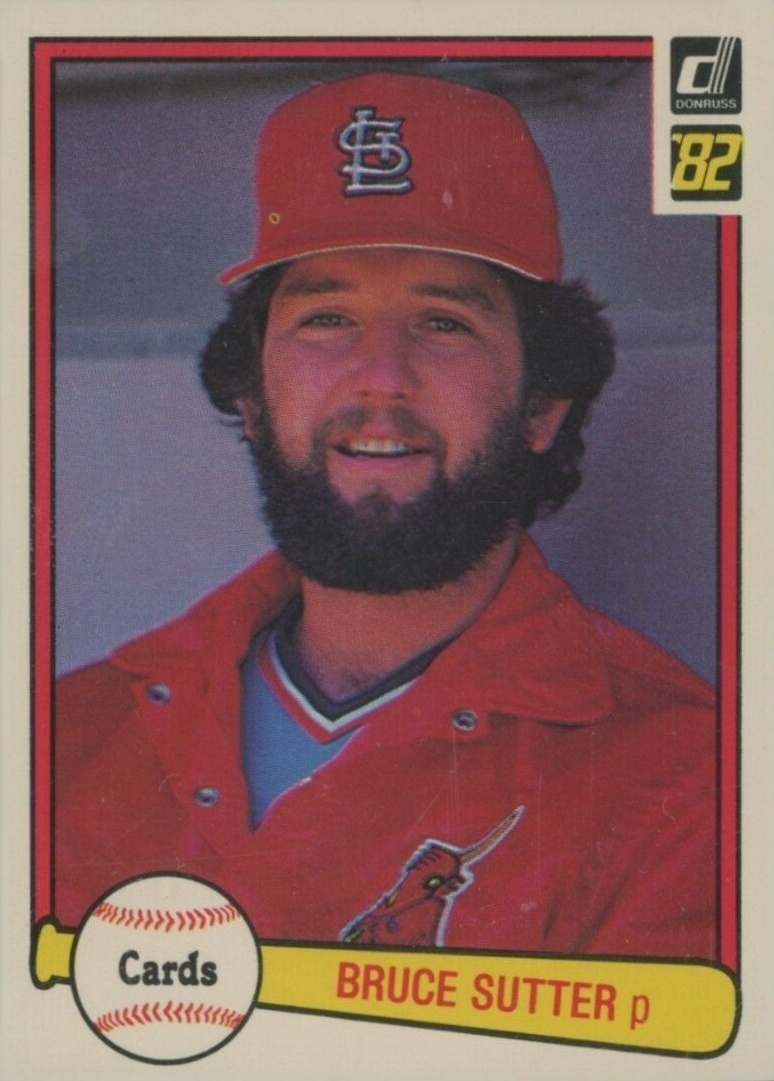 1982 Donruss Bruce Sutter #372 Baseball Card