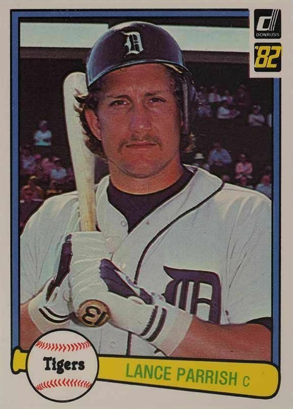 1982 Donruss Lance Parrish #281 Baseball Card