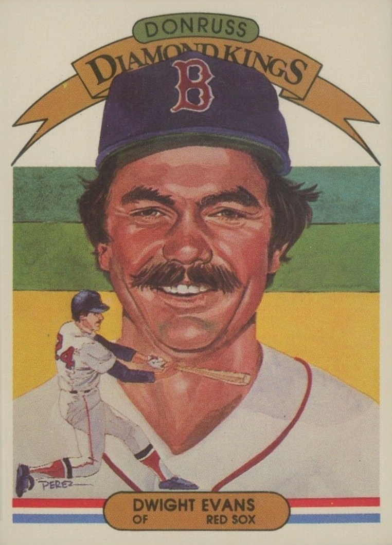 1982 Donruss Dwight Evans #7 Baseball Card