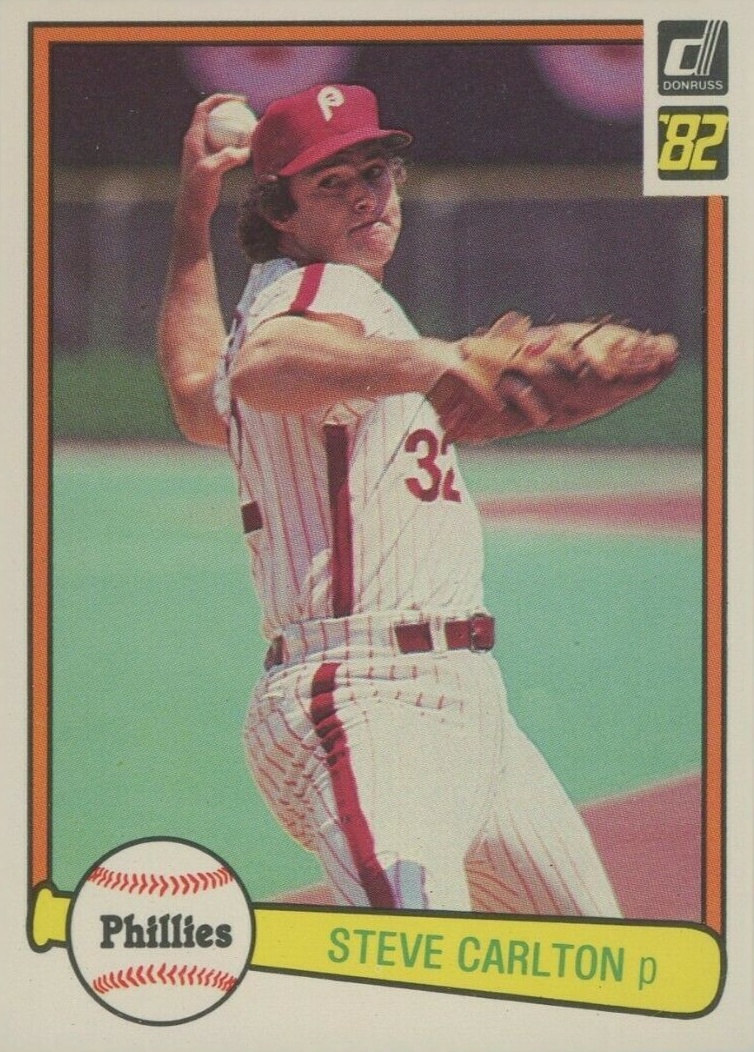1982 Donruss Steve Carlton #42 Baseball Card