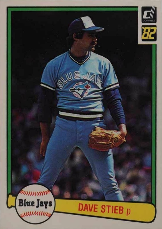 1982 Donruss Dave Stieb #52 Baseball Card