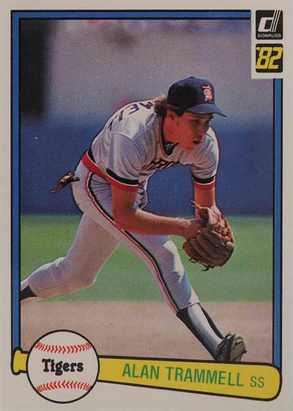 1982 Donruss Alan Trammell #76 Baseball Card