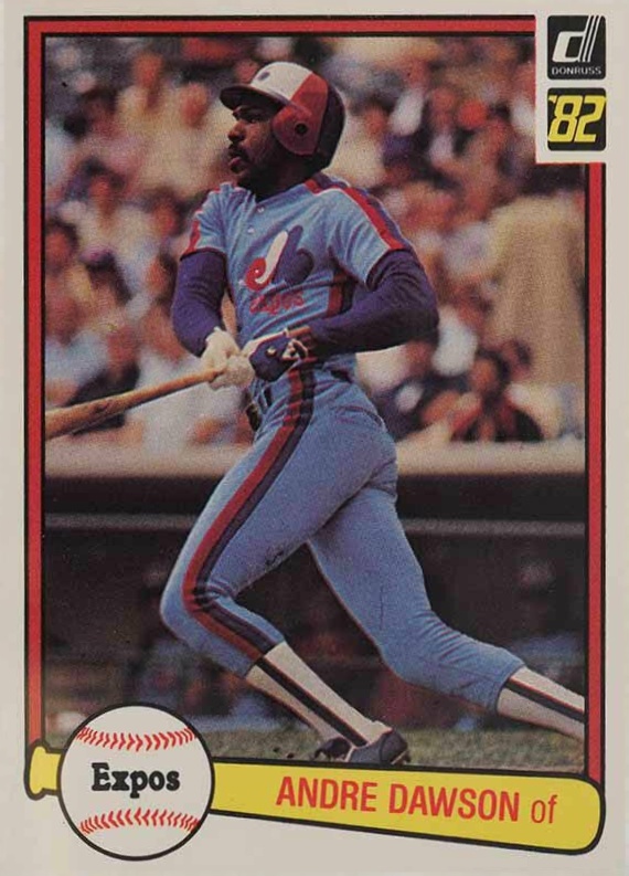1982 Donruss Andre Dawson #88 Baseball Card