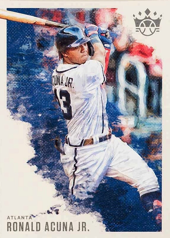 2020 Panini Diamond Kings Ronald Acuna Jr. #117 Baseball Card