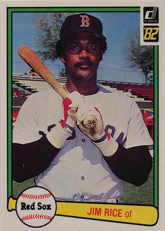 1982 Donruss Jim Rice #200 Baseball Card