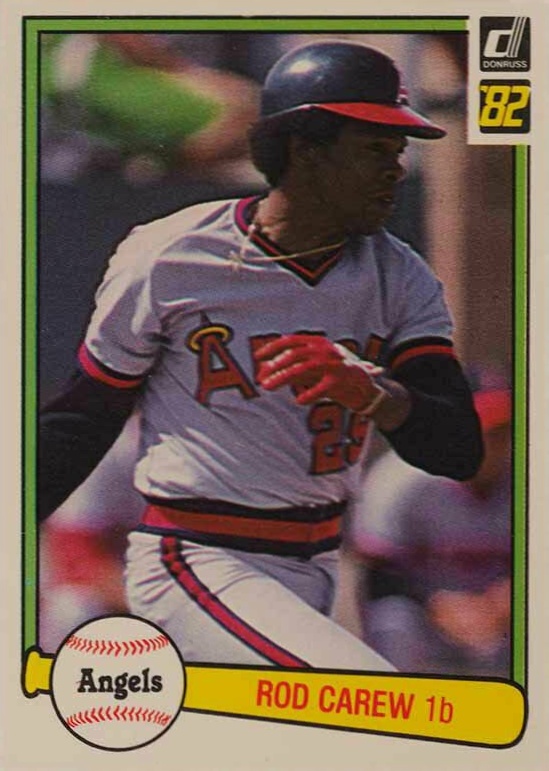 1982 Donruss Rod Carew #216 Baseball Card