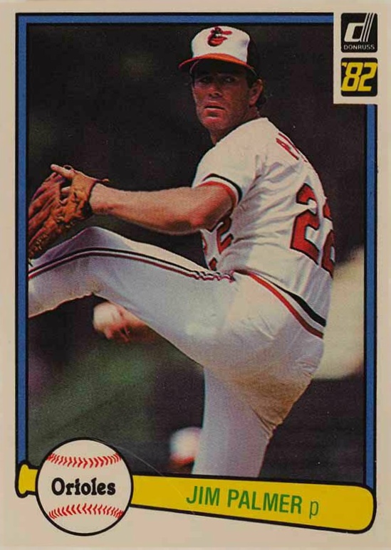 1982 Donruss Jim Palmer #231 Baseball Card