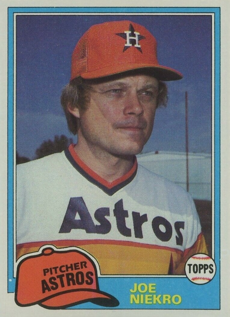 1981 Topps Joe Niekro #722 Baseball Card