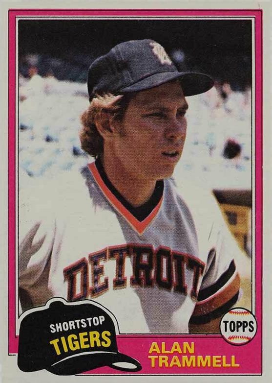 1981 Topps Alan Trammell #709 Baseball Card