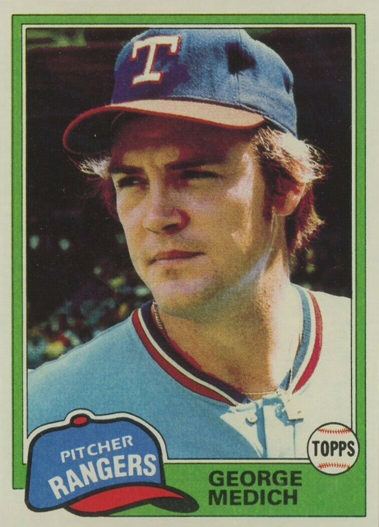 1981 Topps George Medich #702 Baseball Card