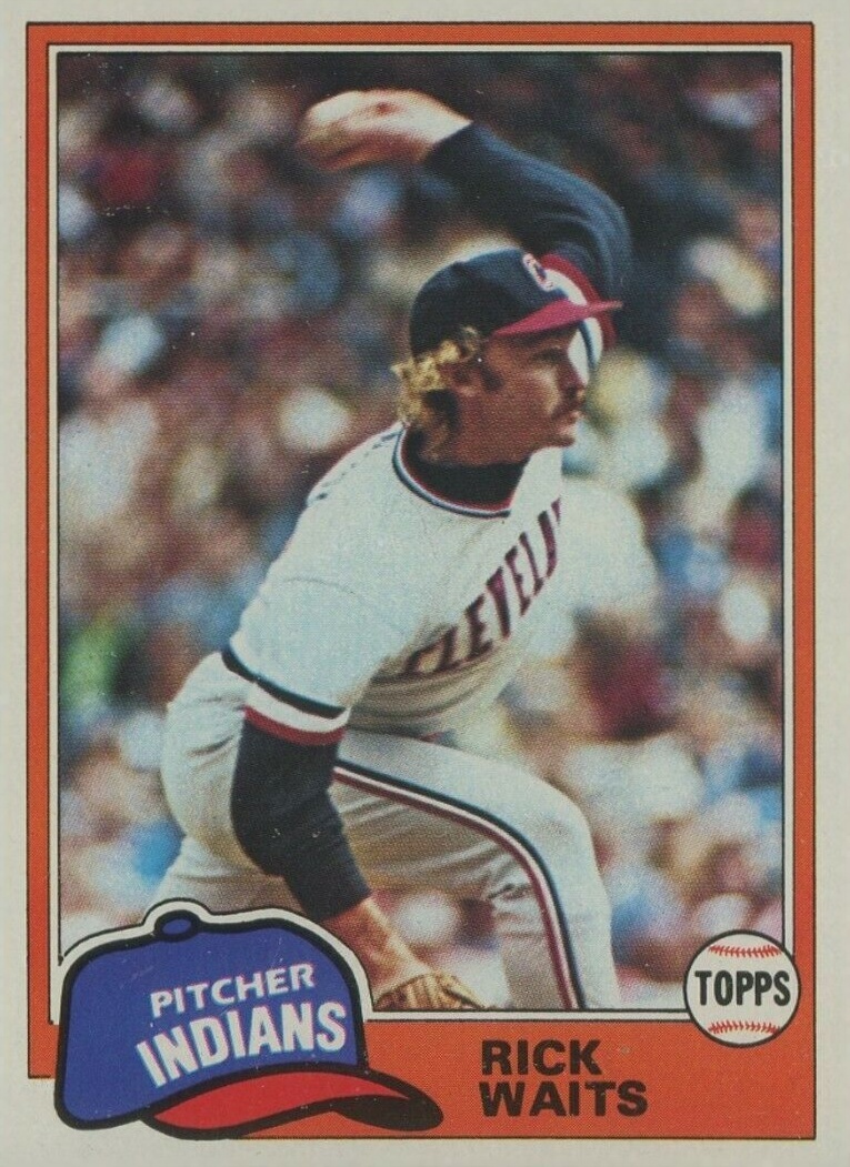 1981 Topps Rick Waits #697 Baseball Card
