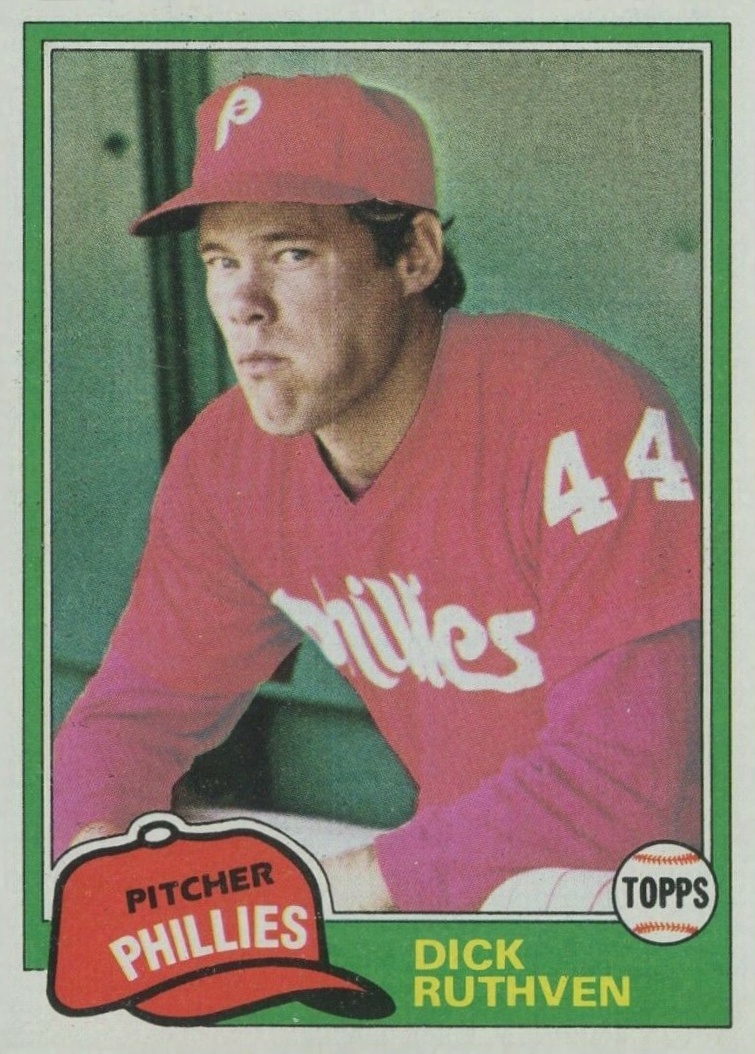 1981 Topps Dick Ruthven #691 Baseball Card