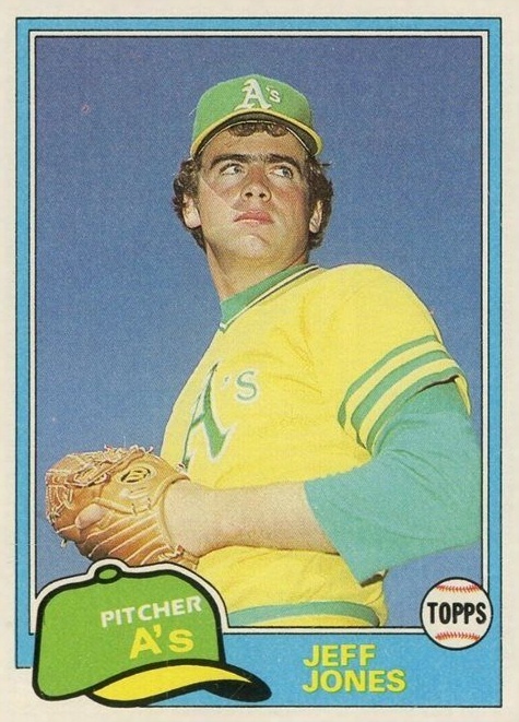 1981 Topps Jeff Jones #687 Baseball Card