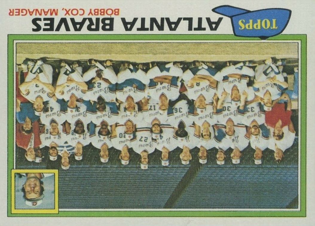 1981 Topps Team/Cox #675 Baseball Card