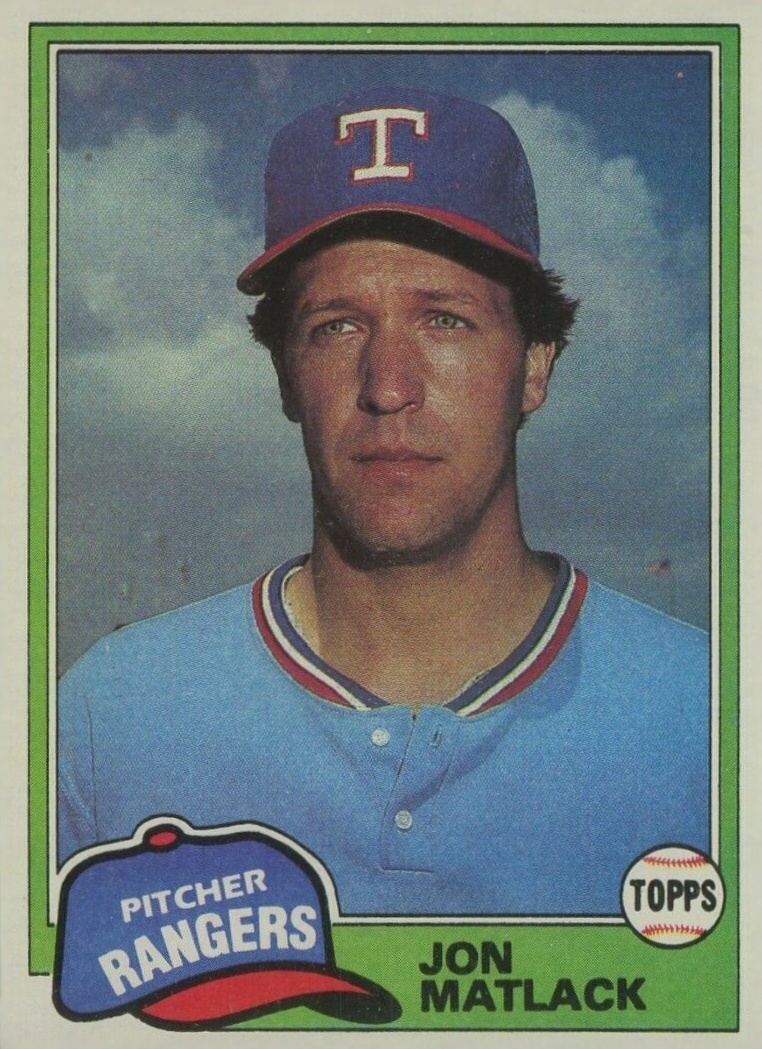 1981 Topps Jon Matlack #656 Baseball Card
