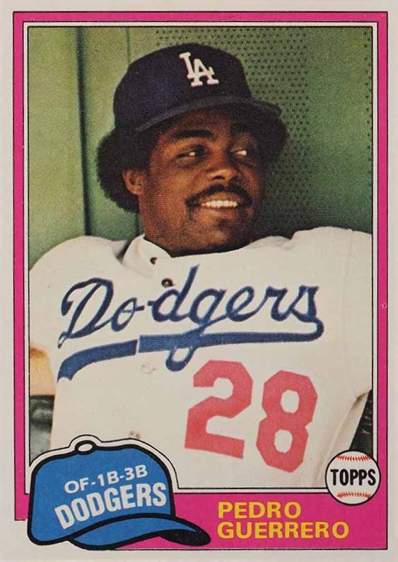 1981 Topps Pedro Guerrero #651 Baseball Card