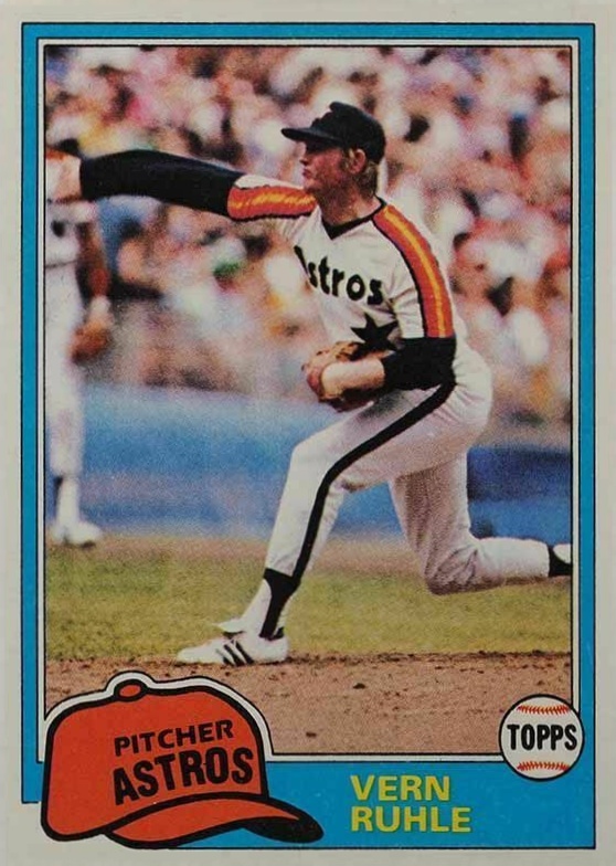 1981 Topps Vern Ruhle #642 Baseball Card