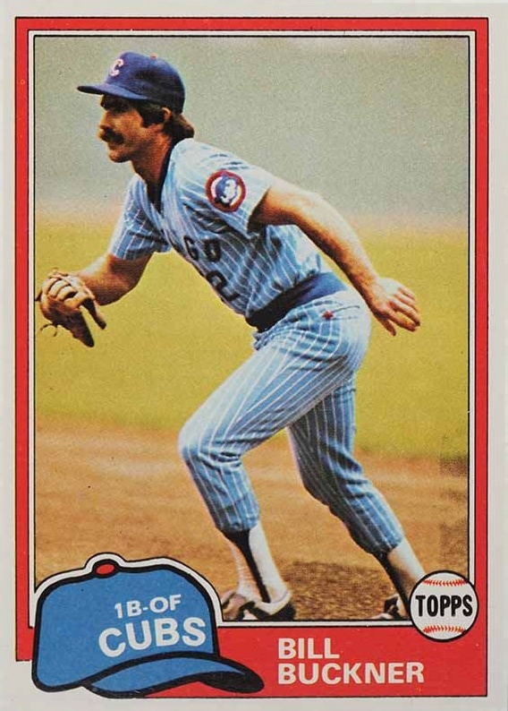 1981 Topps Bill Buckner #625 Baseball Card