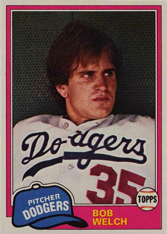 1981 Topps Bob Welch #624 Baseball Card