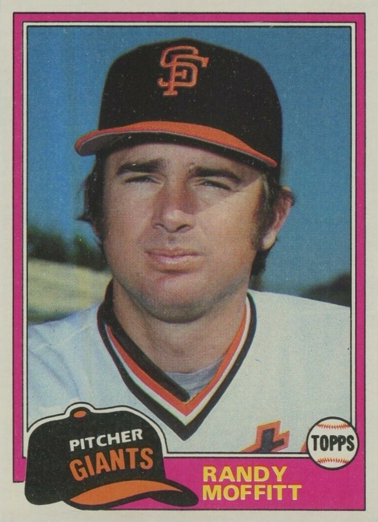 1981 Topps Randy Moffitt #622 Baseball Card