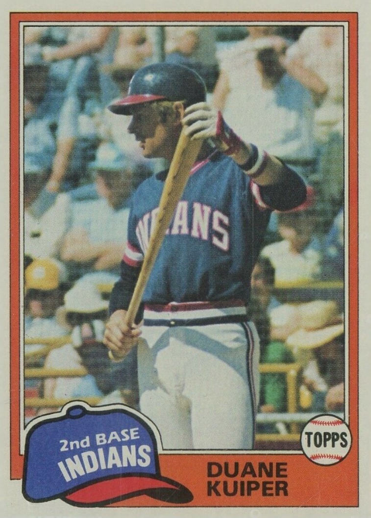 1981 Topps Duane Kuiper #612 Baseball Card