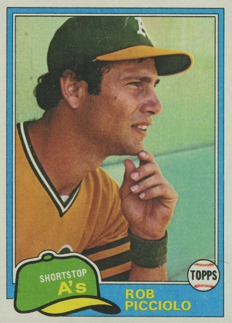 1981 Topps Rob Picciolo #604 Baseball Card