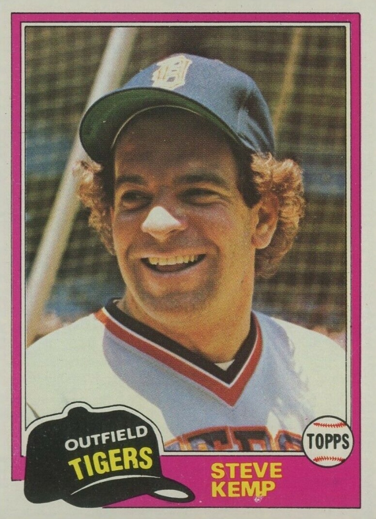 1981 Topps Steve Kemp #593 Baseball Card