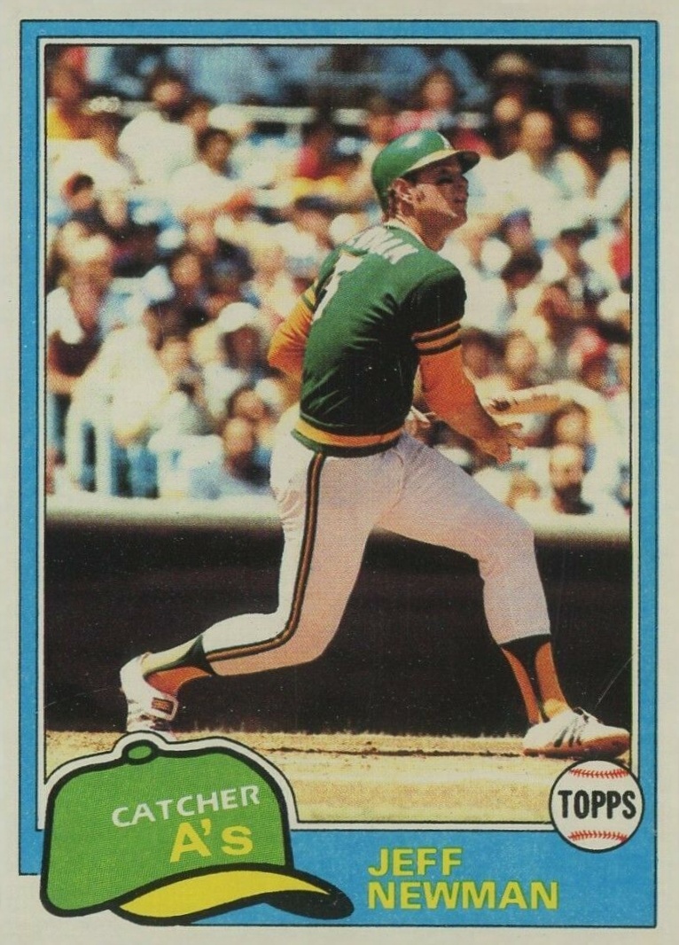 1981 Topps Jeff Newman #587 Baseball Card
