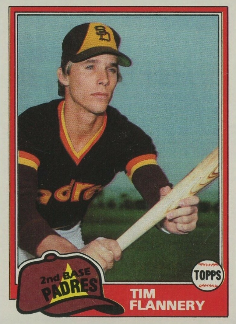 1981 Topps Tim Flannery #579 Baseball Card