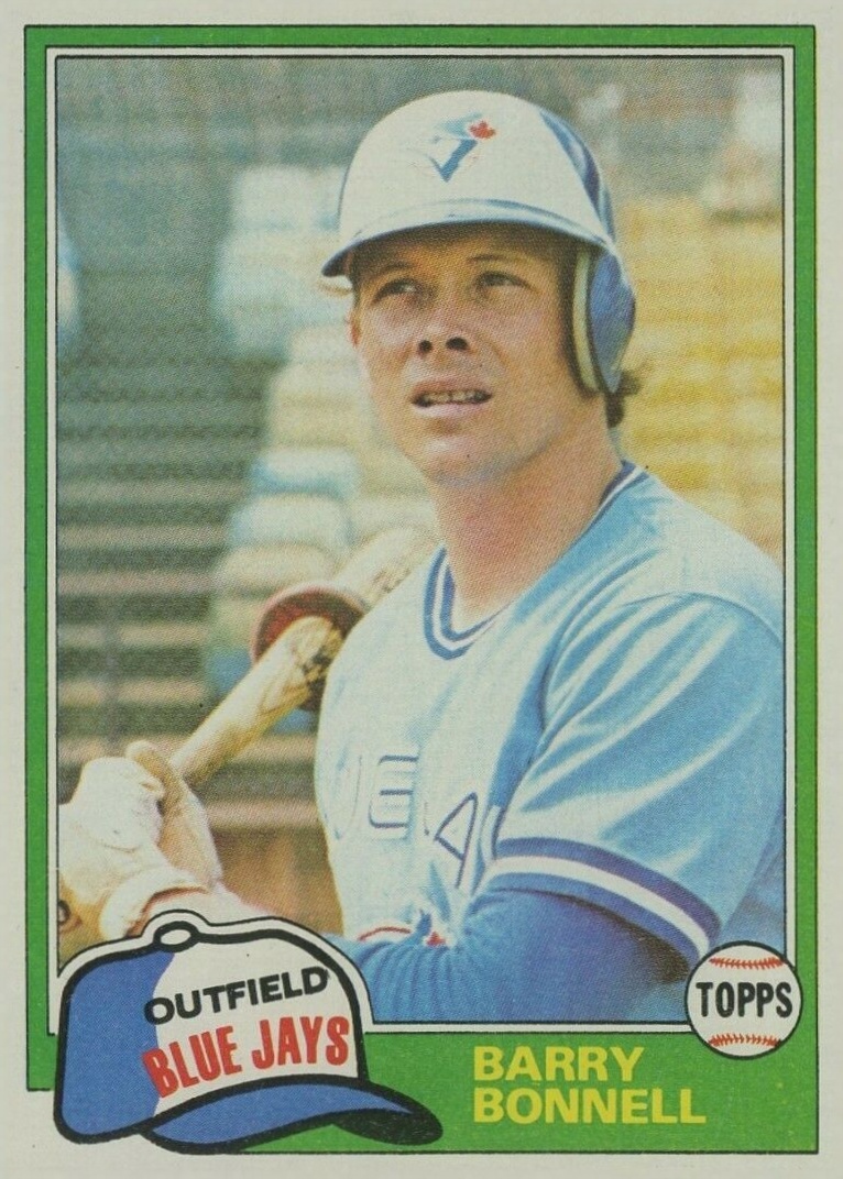1981 Topps Barry Bonnell #558 Baseball Card