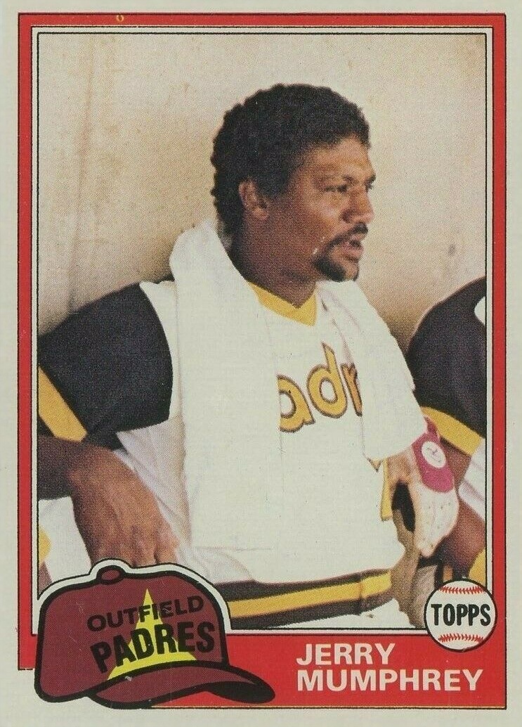 1981 Topps Jerry Mumphrey #556 Baseball Card