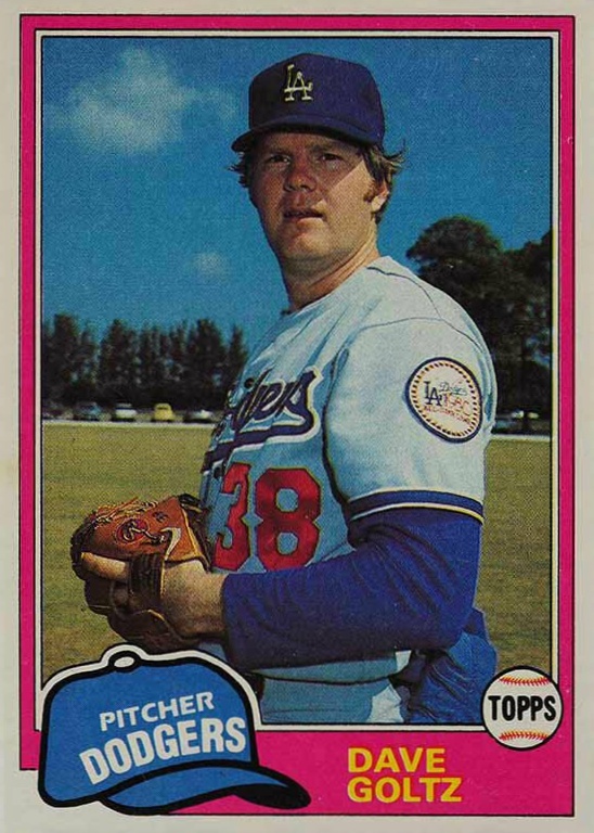 1981 Topps Dave Goltz #548 Baseball Card