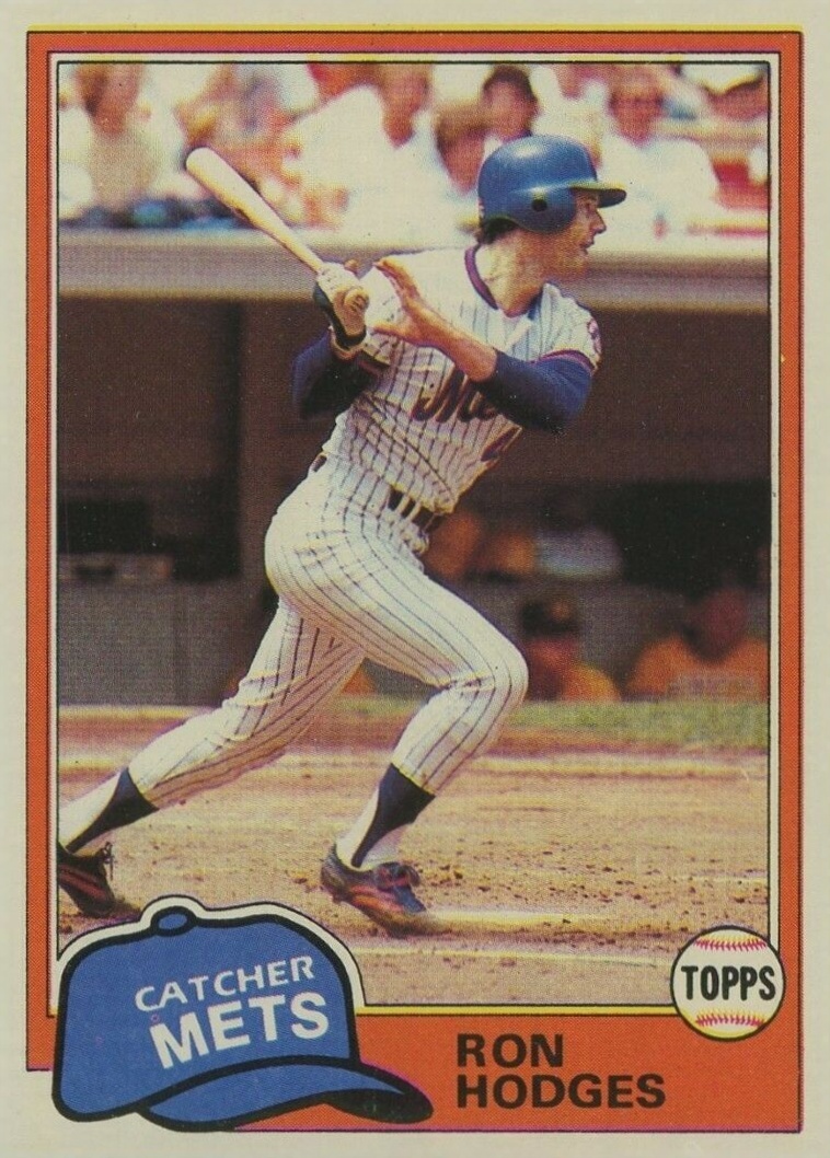 1981 Topps Ron Hodges #537 Baseball Card