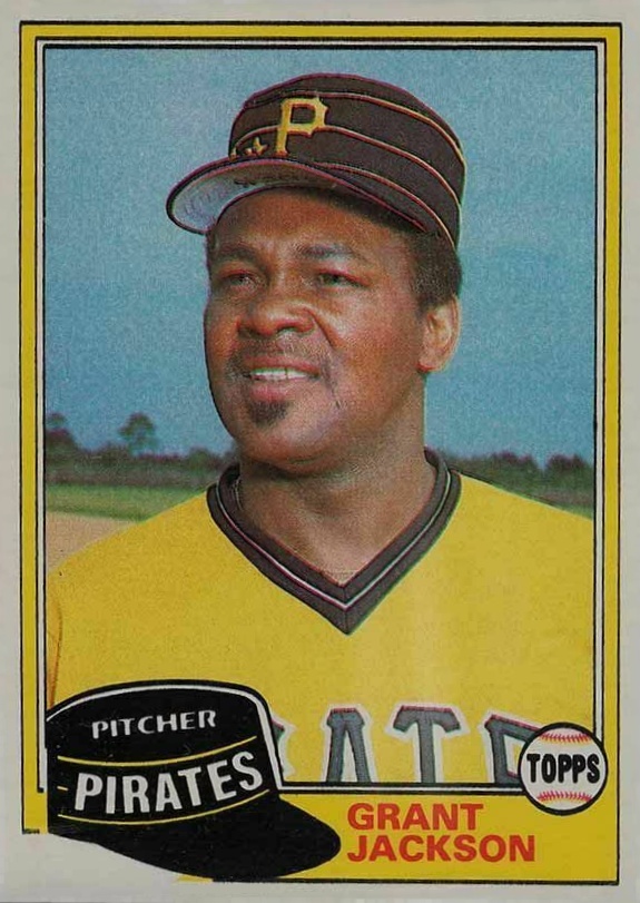 1981 Topps Grant Jackson #518 Baseball Card