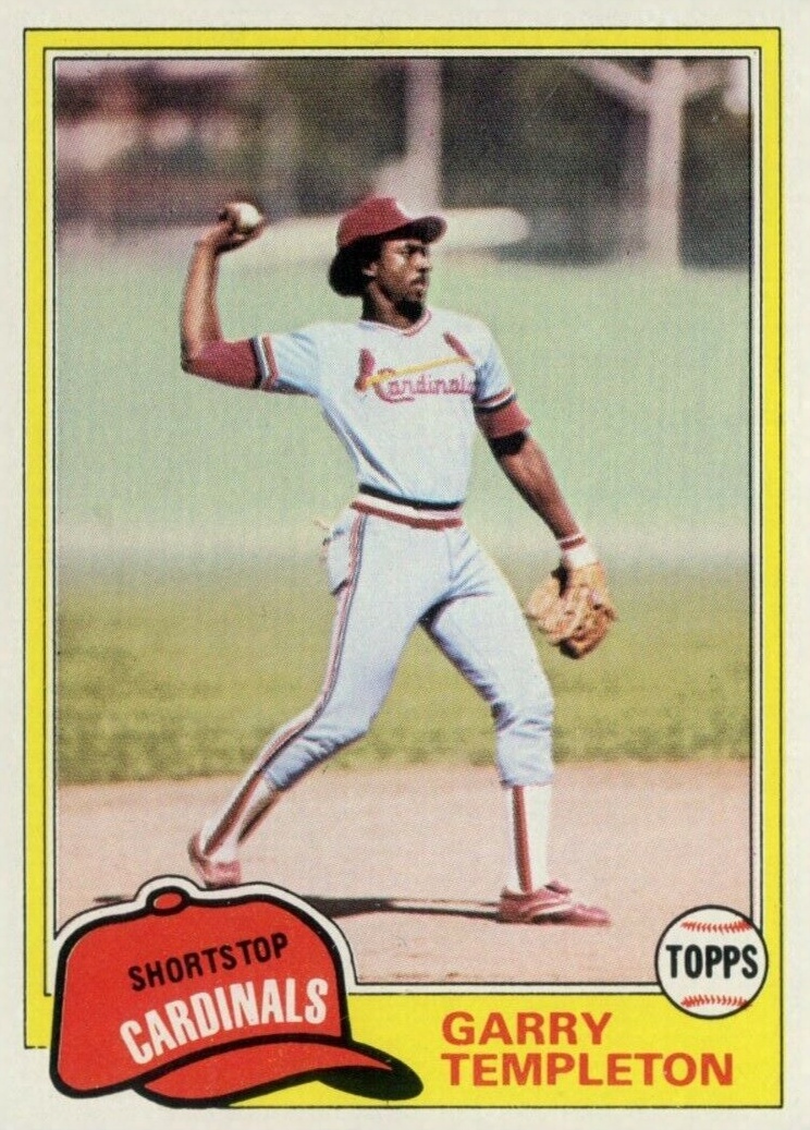 1981 Topps Garry Templeton #485 Baseball Card