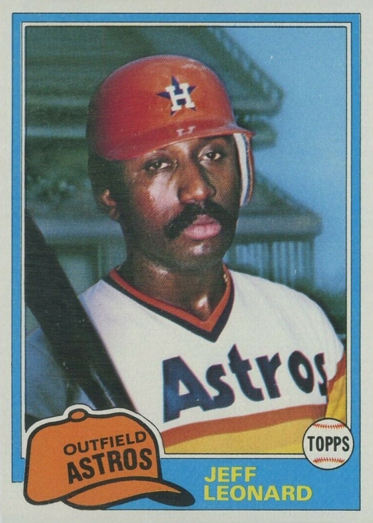 1981 Topps Jeff Leonard #469 Baseball Card