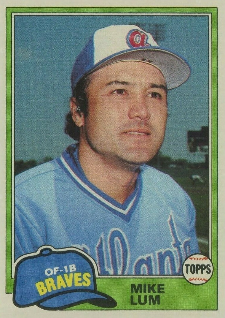 1981 Topps Mike Lum #457 Baseball Card