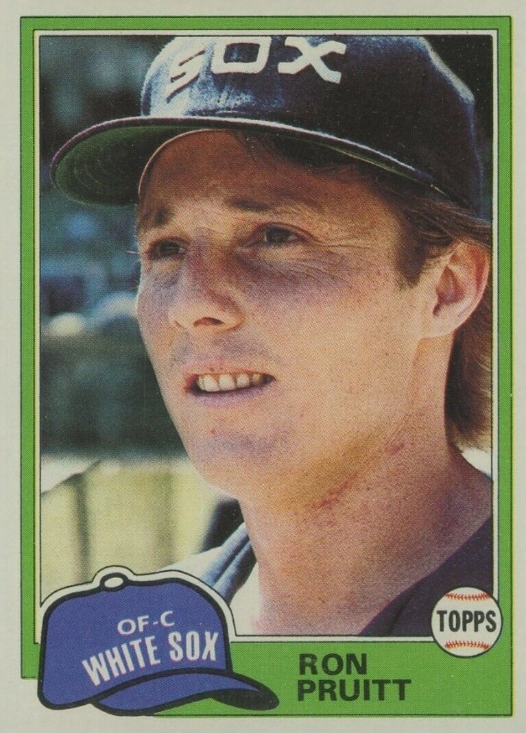 1981 Topps Ron Pruitt #442 Baseball Card