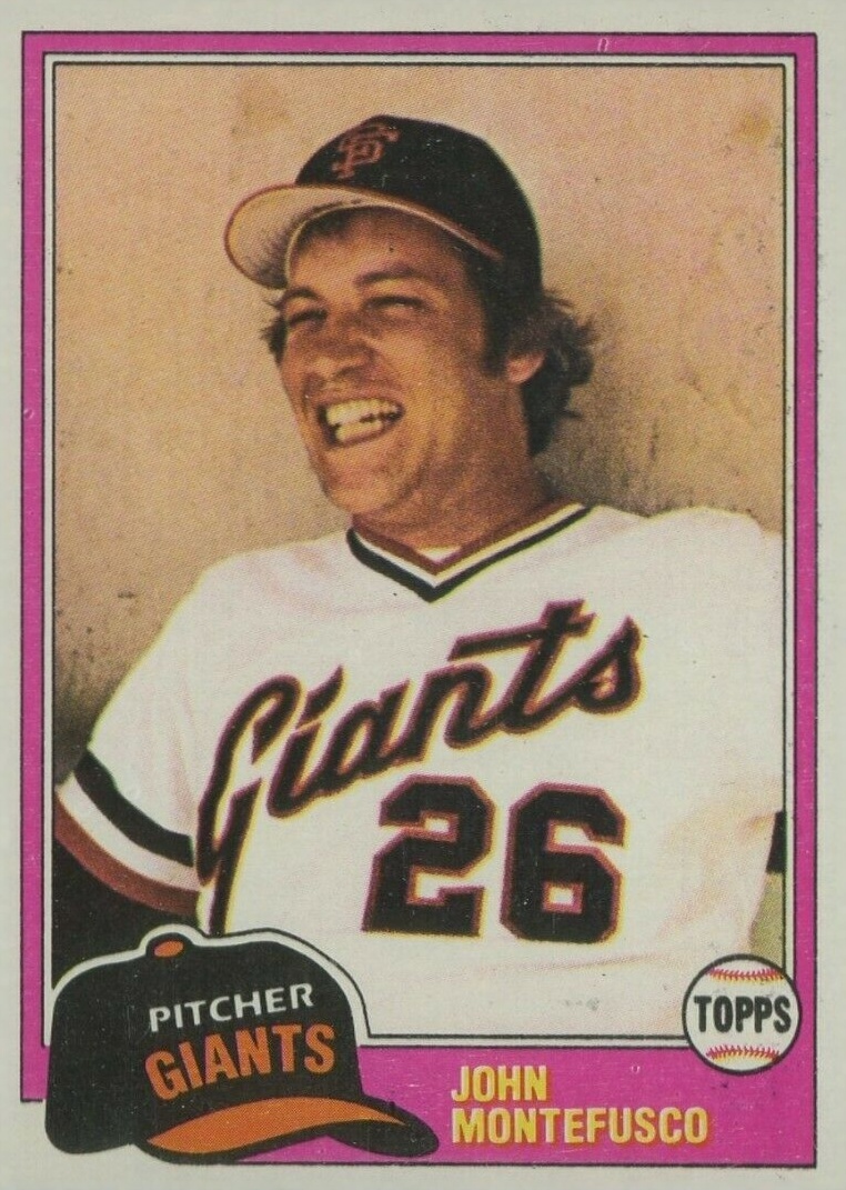 1981 Topps John Montefusco #438 Baseball Card
