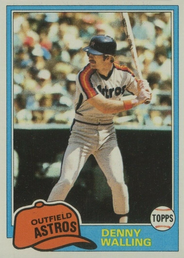 1981 Topps Denny Walling #439 Baseball Card