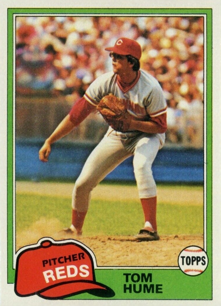 1981 Topps Tom Hume #419 Baseball Card