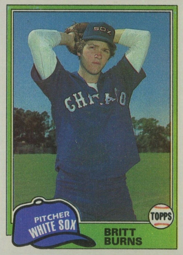 1981 Topps Britt Burns #412 Baseball Card