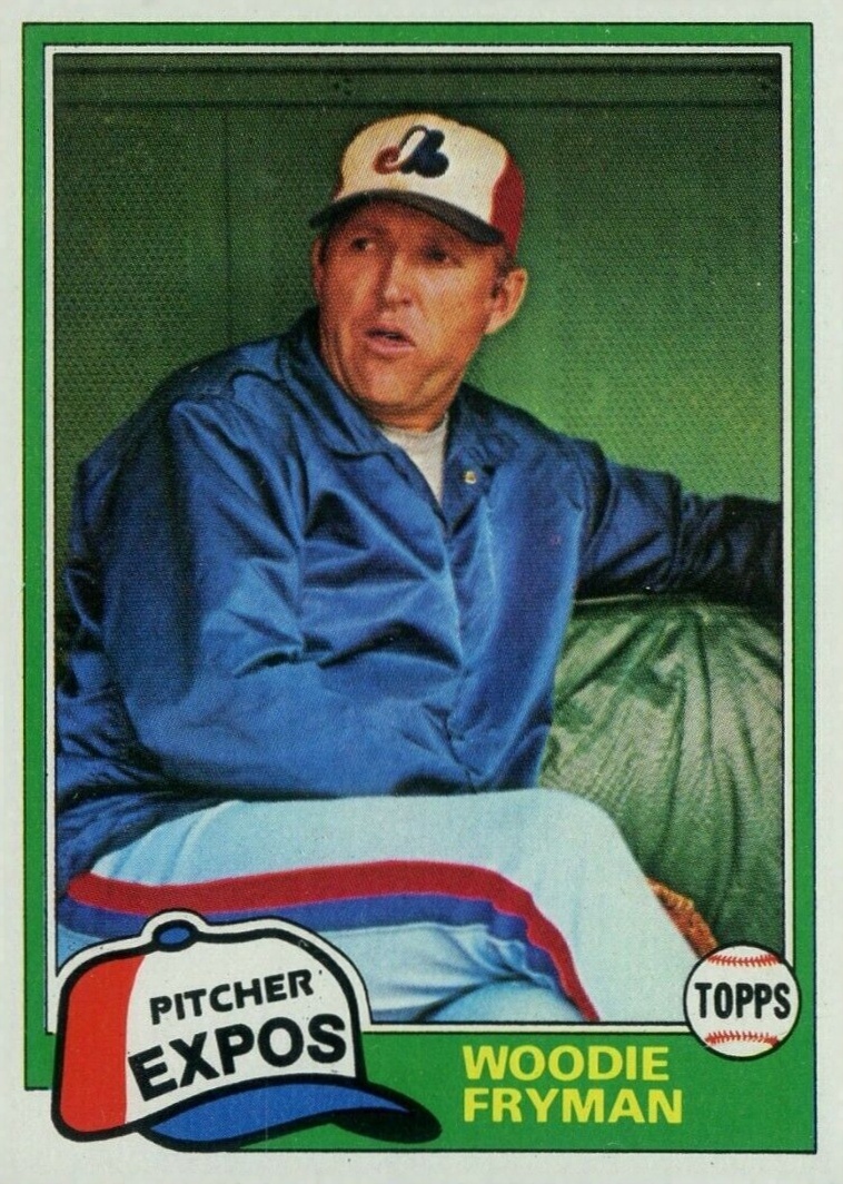 1981 Topps Woodie Fryman #394 Baseball Card