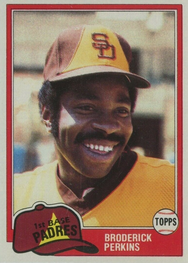 1981 Topps Broderick Perkins #393 Baseball Card