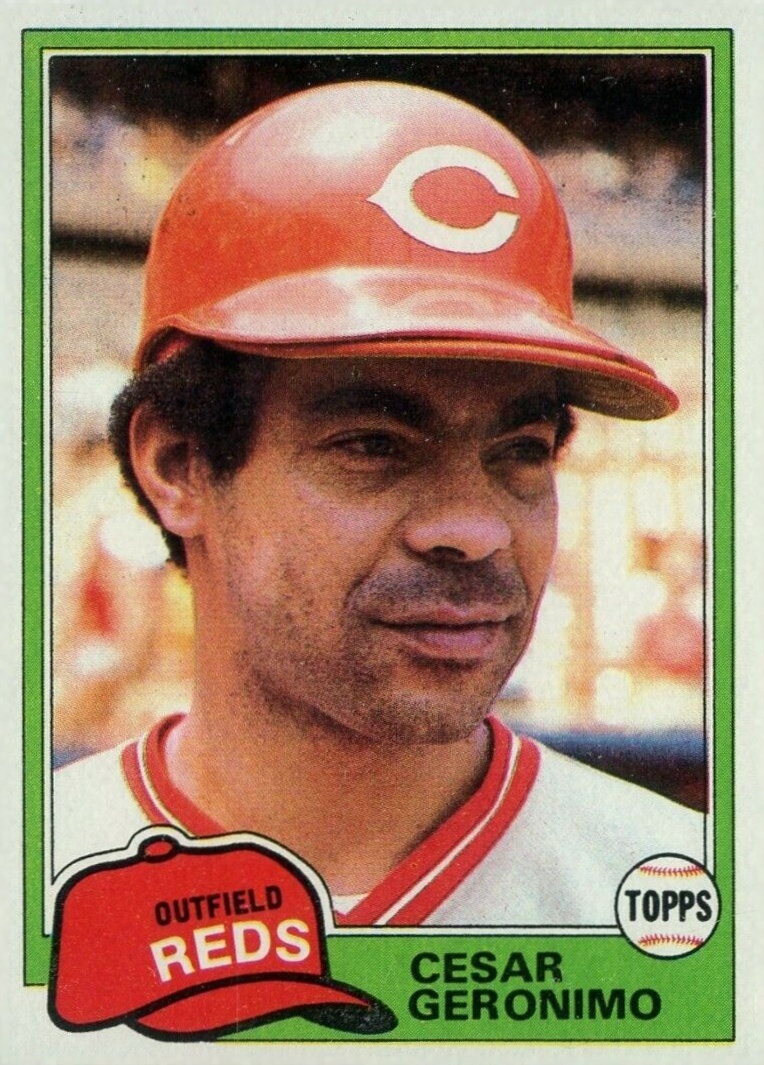 1981 Topps Cesar Geronimo #390 Baseball Card