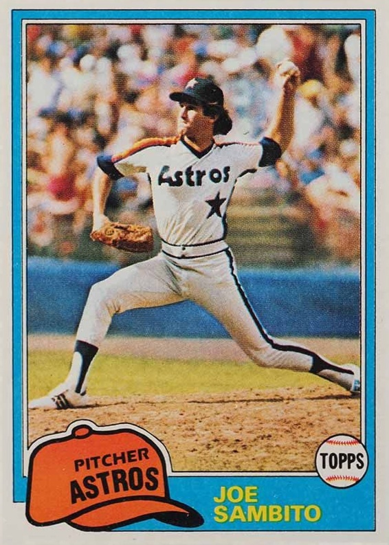 1981 Topps Joe Sambito #385 Baseball Card