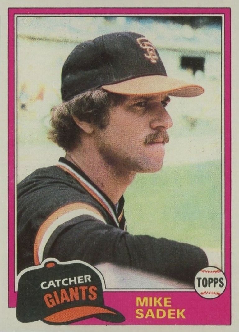 1981 Topps Mike Sadek #384 Baseball Card